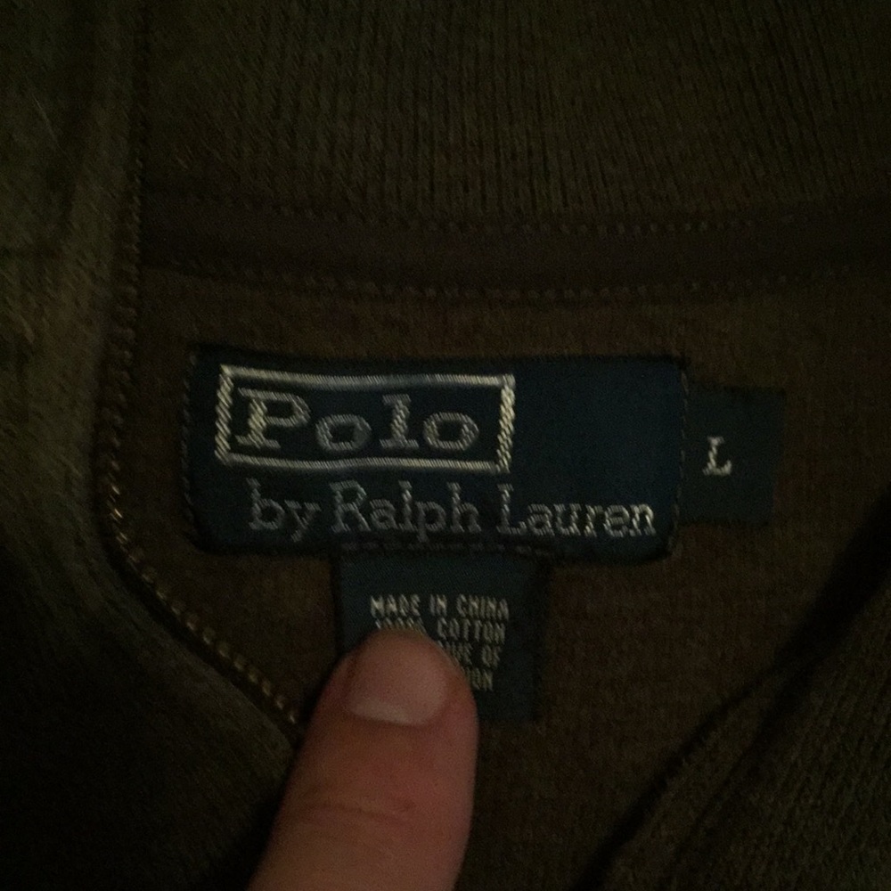 POLO large Darg green